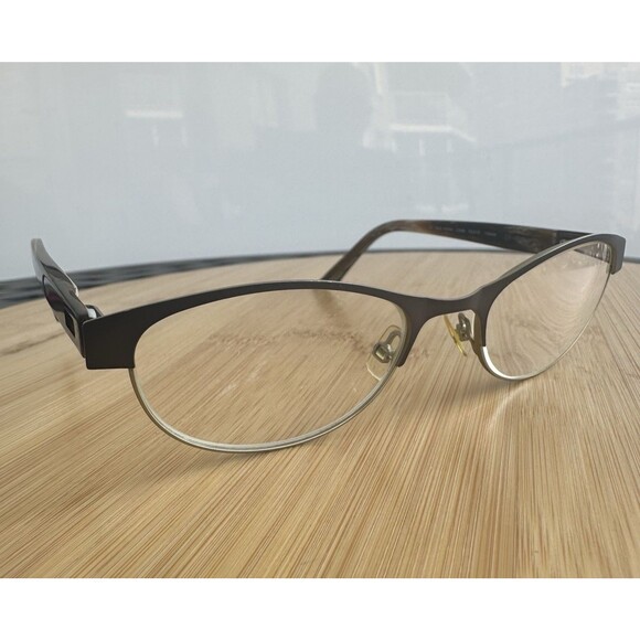 VANNI Mod V8340 C366 Women's Eyeglasses 52-19-135 Matte Brown/Horn Made in Italy - Picture 1 of 9